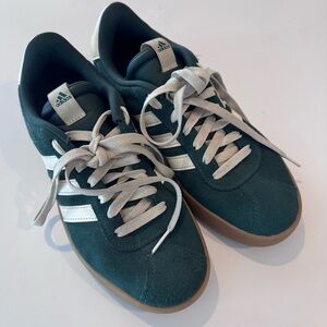 Adidas Suede Gum Sole Sneakers – Deep Green – Women’s 6.5